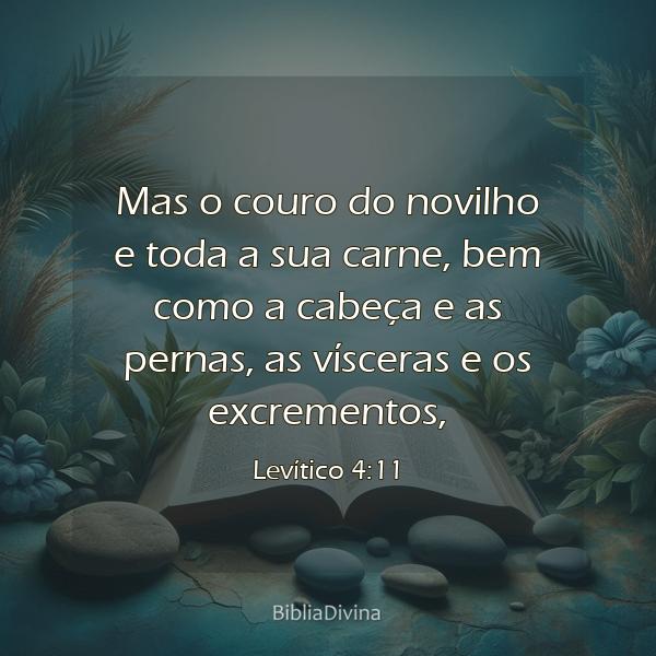 Levítico 4:11