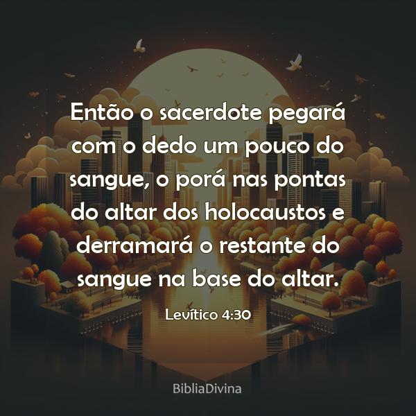 Levítico 4:30