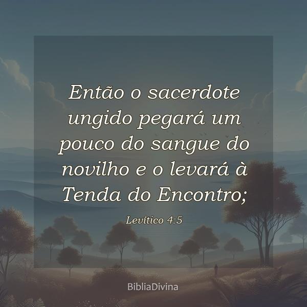 Levítico 4:5