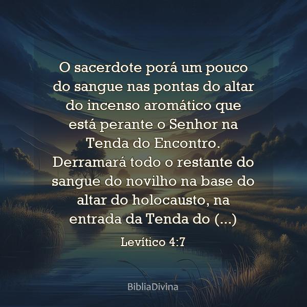 Levítico 4:7