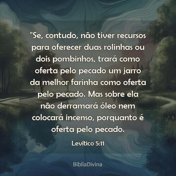 Levítico 5:11