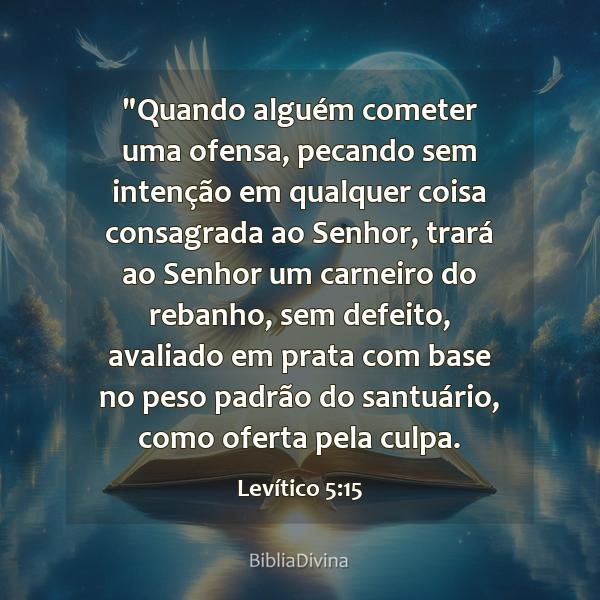 Levítico 5:15