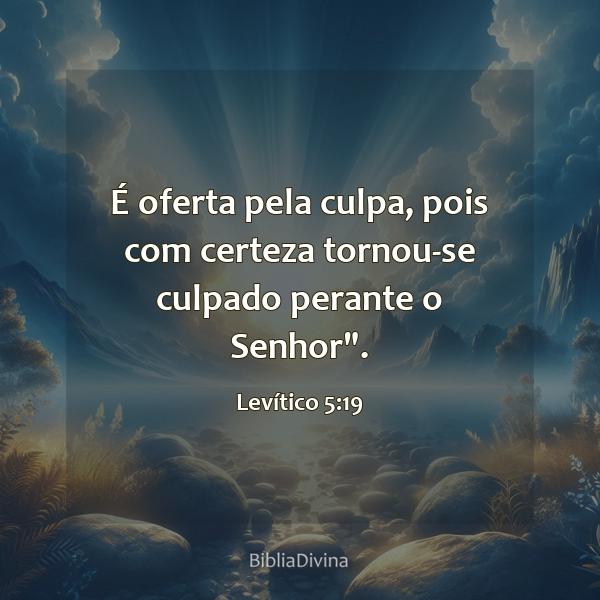 Levítico 5:19