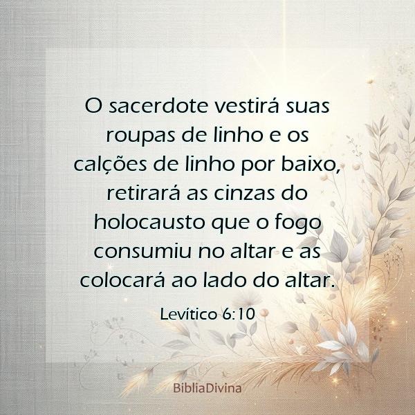 Levítico 6:10