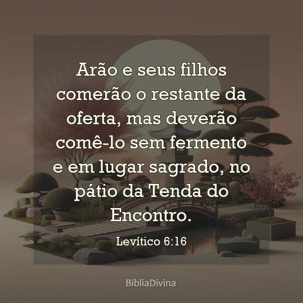 Levítico 6:16