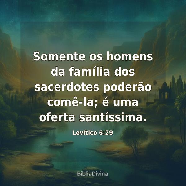 Levítico 6:29