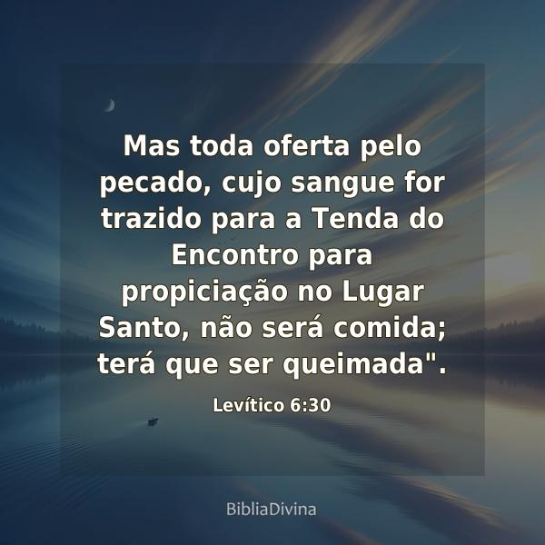 Levítico 6:30