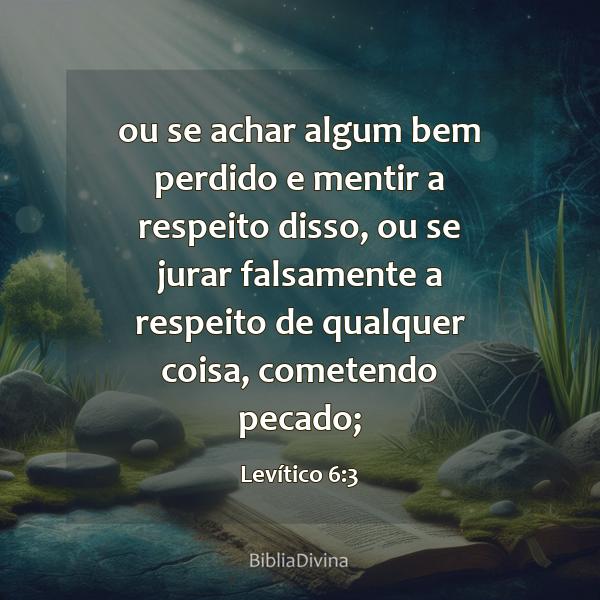 Levítico 6:3