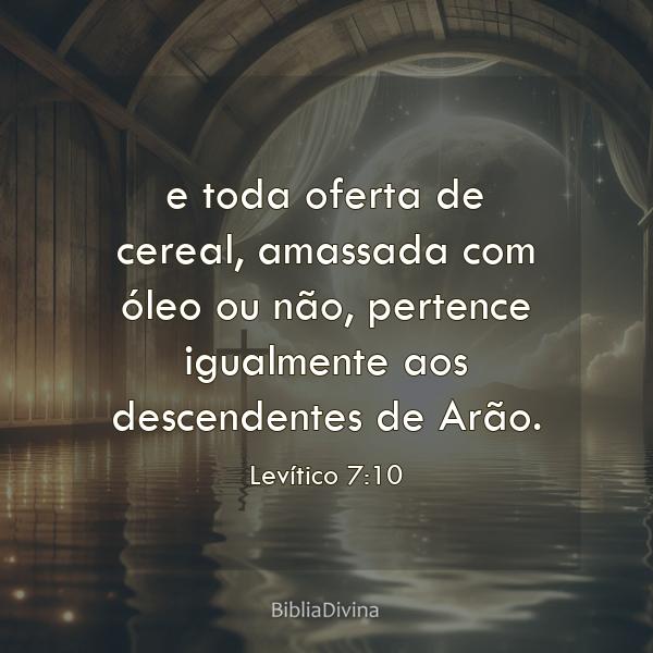 Levítico 7:10