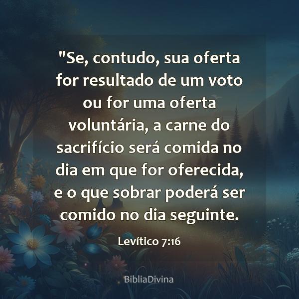 Levítico 7:16