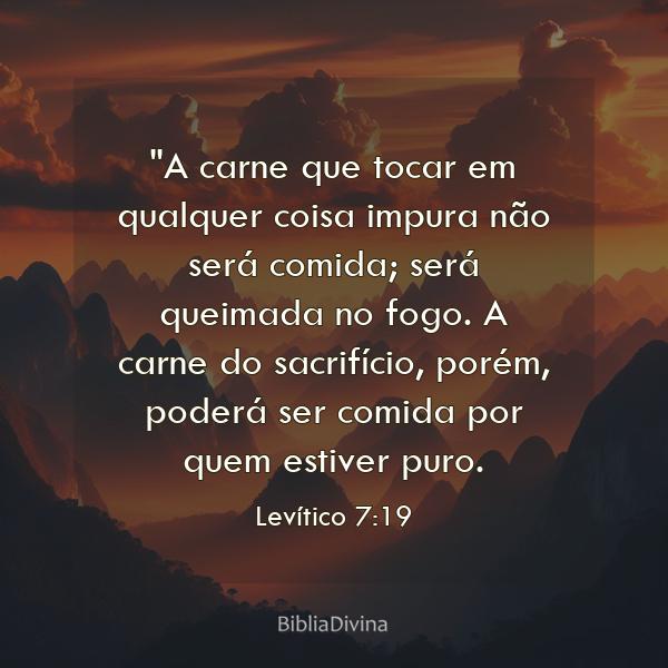 Levítico 7:19