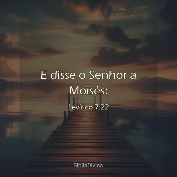 Levítico 7:22