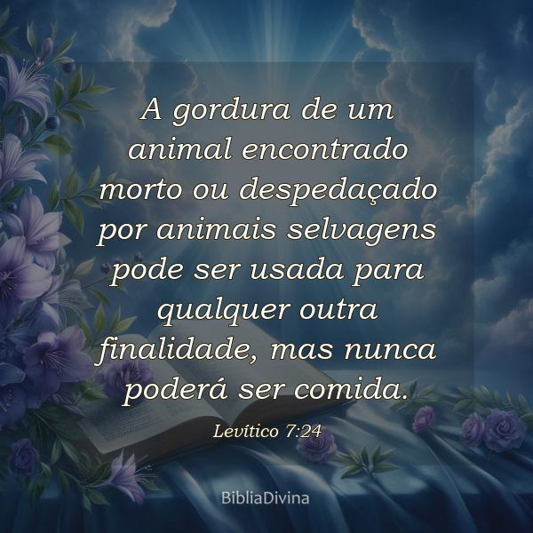 Levítico 7:24