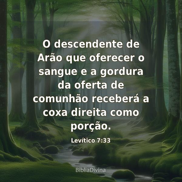 Levítico 7:33