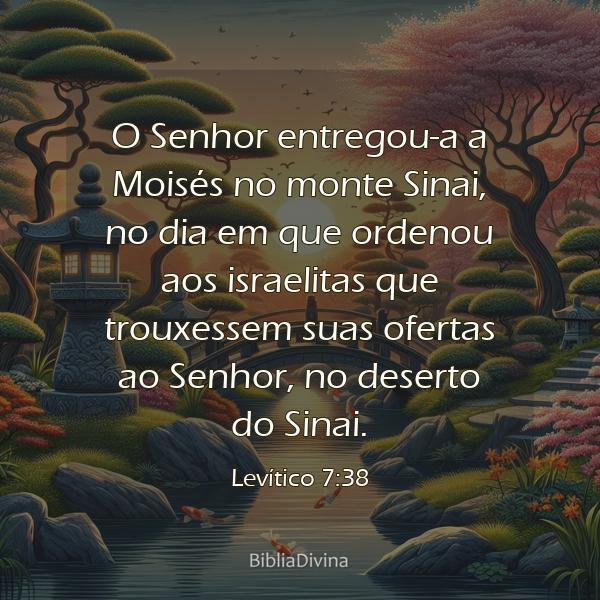 Levítico 7:38