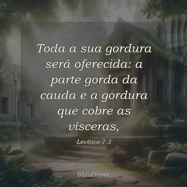 Levítico 7:3