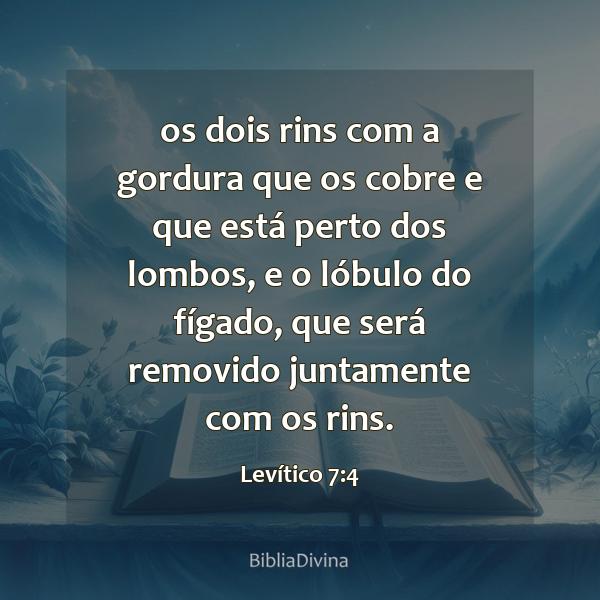 Levítico 7:4