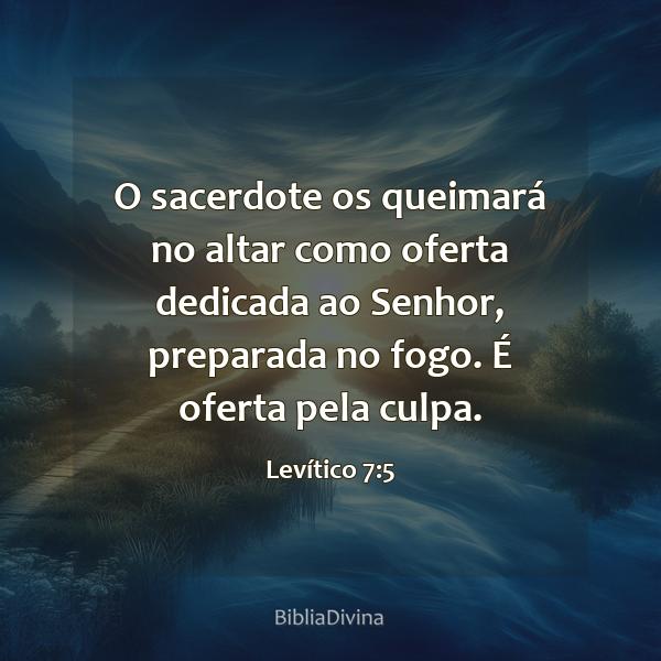 Levítico 7:5