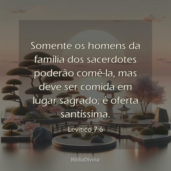 Levítico 7:6