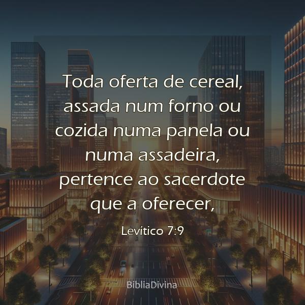 Levítico 7:9