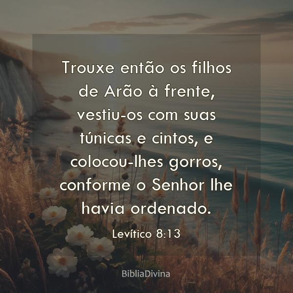 Levítico 8:13