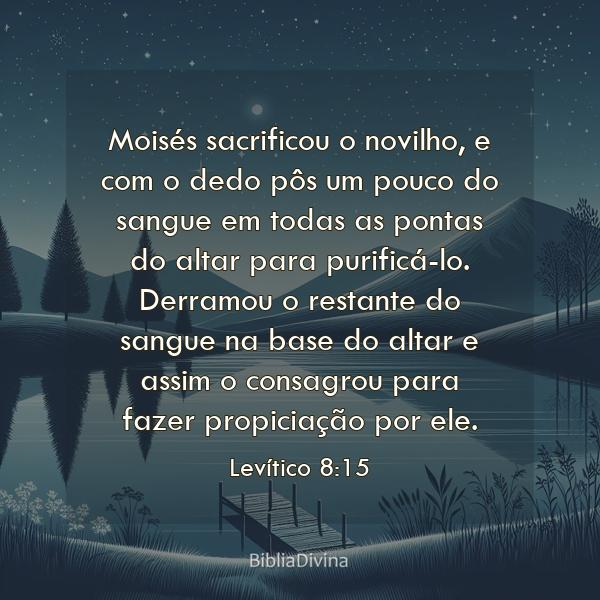 Levítico 8:15