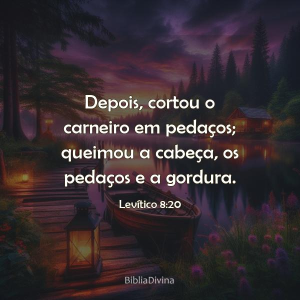 Levítico 8:20