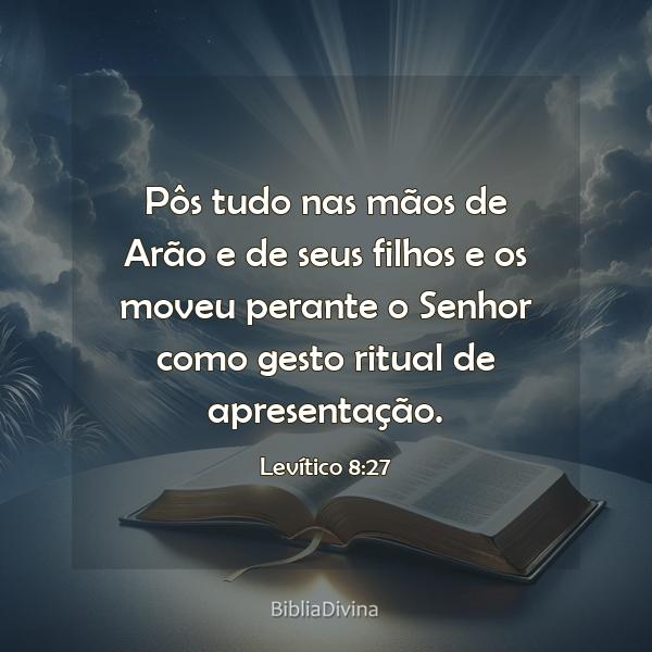 Levítico 8:27