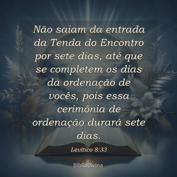 Levítico 8:33