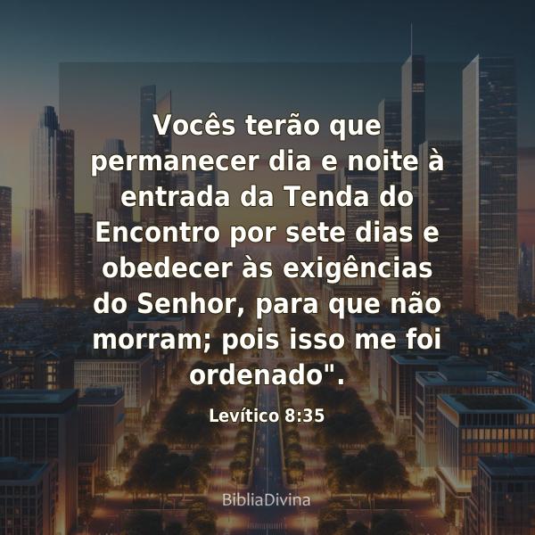 Levítico 8:35