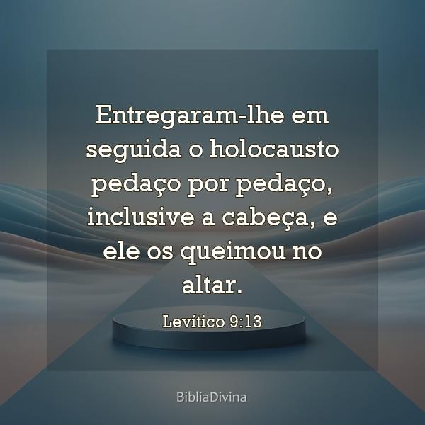 Levítico 9:13