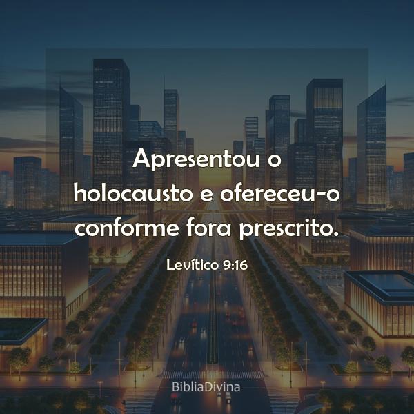 Levítico 9:16