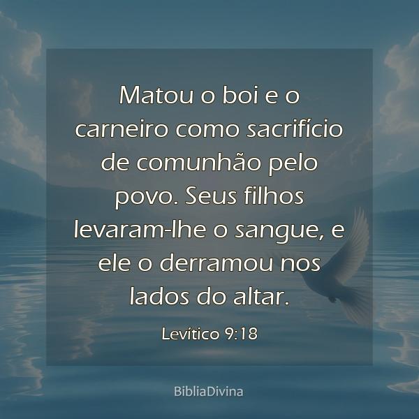 Levítico 9:18