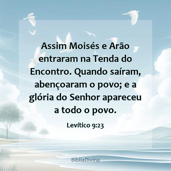 Levítico 9:23