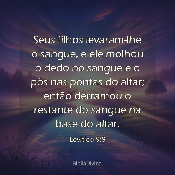 Levítico 9:9