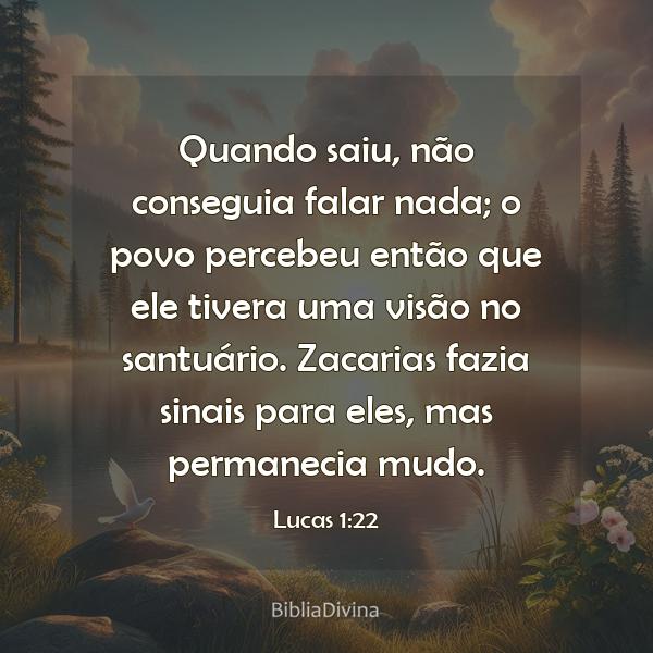 Lucas 1:22