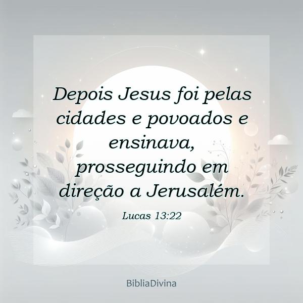 Lucas 13:22