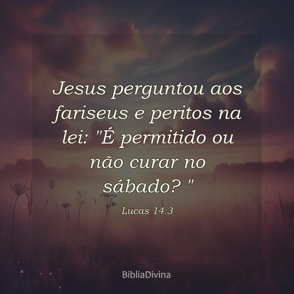 Lucas 14:3