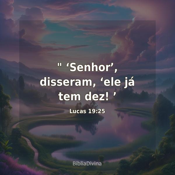 Lucas 19:25