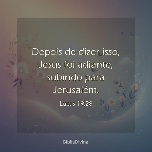 Lucas 19:28