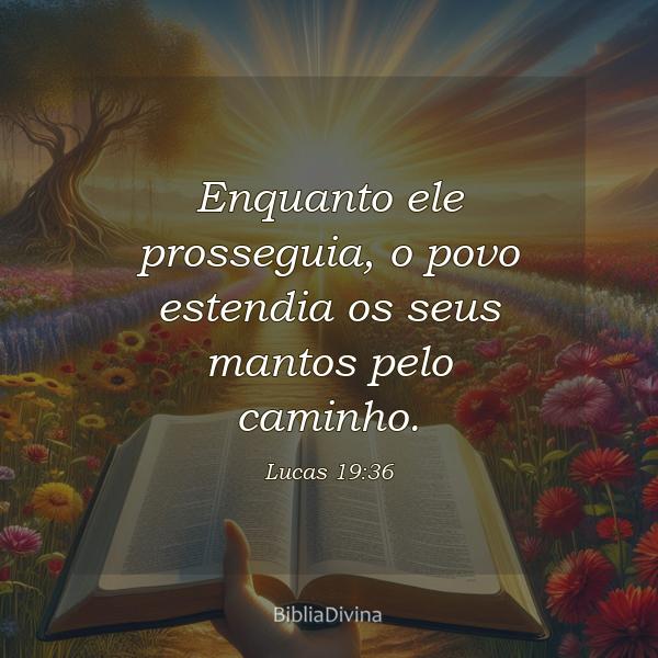 Lucas 19:36