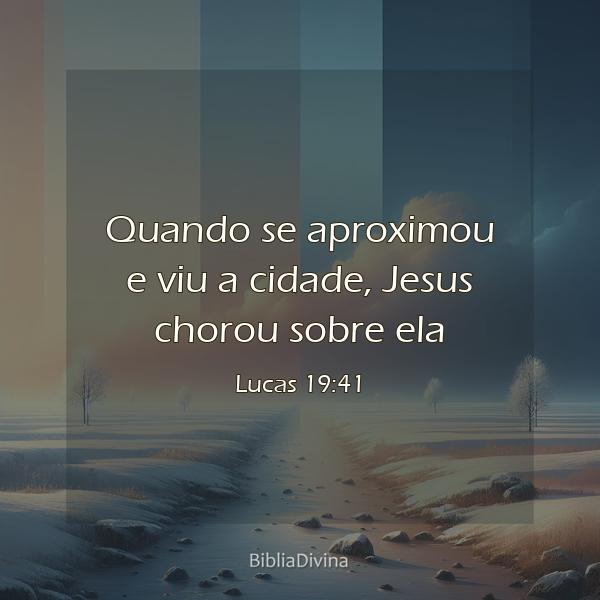 Lucas 19:41