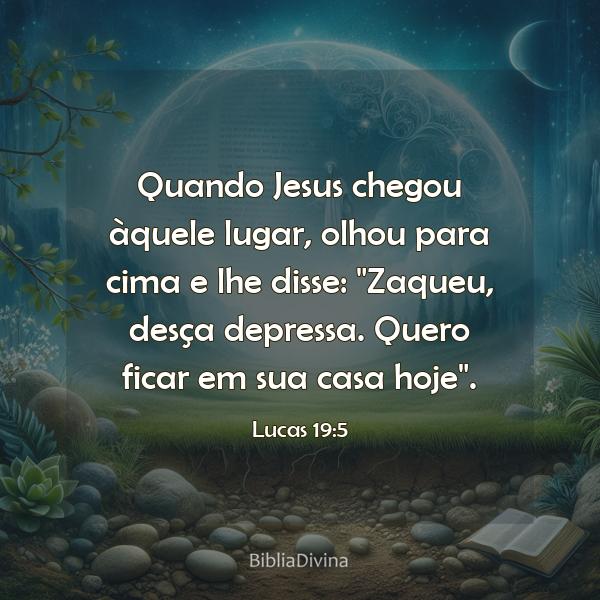 Lucas 19:5