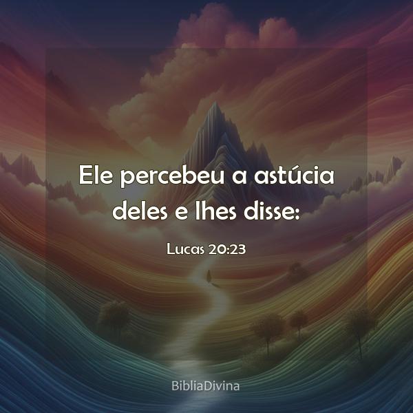 Lucas 20:23