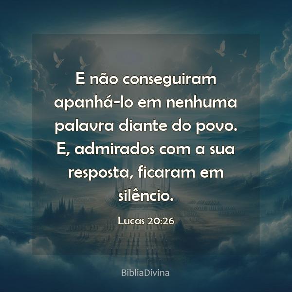 Lucas 20:26