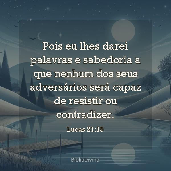 Lucas 21:15