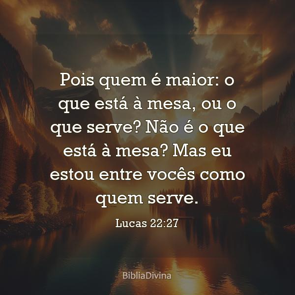 Lucas 22:27