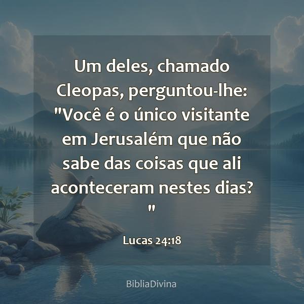 Lucas 24:18