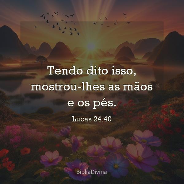 Lucas 24:40