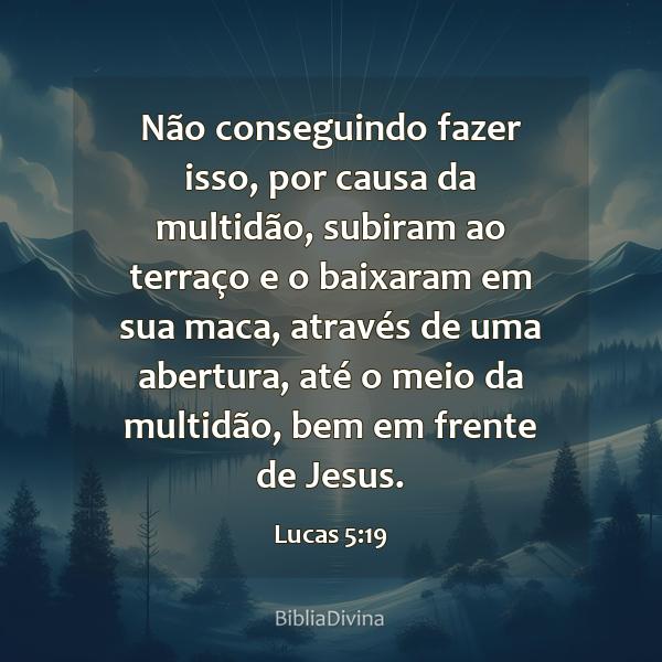 Lucas 5:19